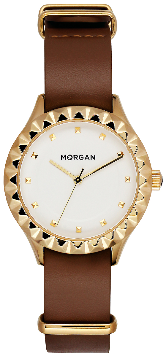 Часы наручные женские Morgan, цвет: коричневый, золотой. MG 001/1BU