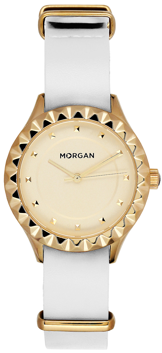 Часы наручные женские Morgan, цвет: золотой, белый. MG 001/1EB
