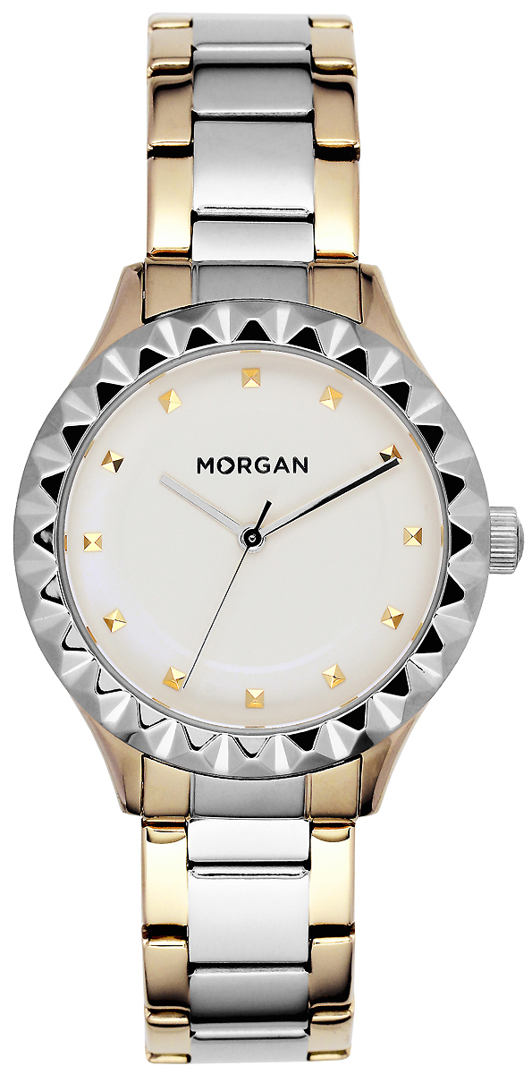 Часы наручные женские Morgan, цвет: серый металлик, золотой. MG 001/4BM