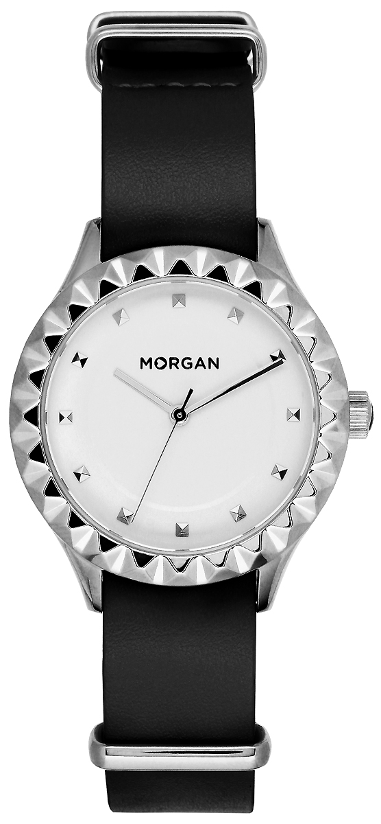 Часы наручные женские Morgan, цвет: черный, серый металлик. MG 001/FA