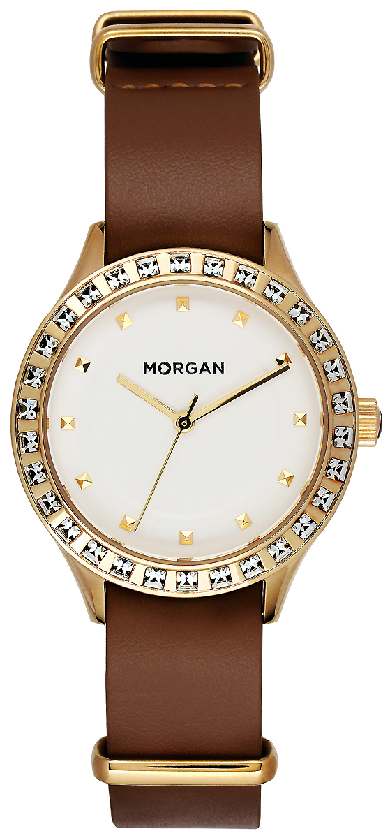 Часы наручные женские Morgan, цвет: коричневый, золотой. MG 001S/1BU