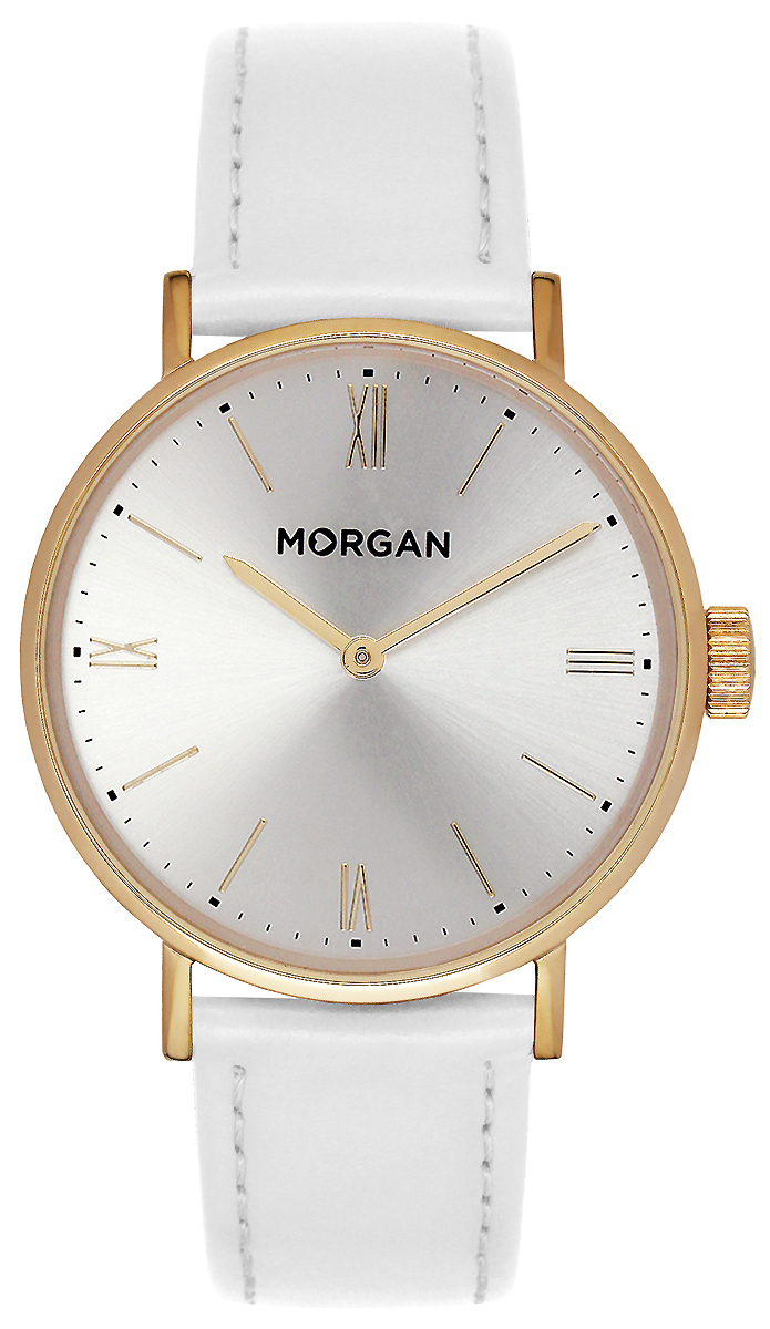 Часы наручные женские Morgan, цвет: белый, золотой. MG 002/1BB