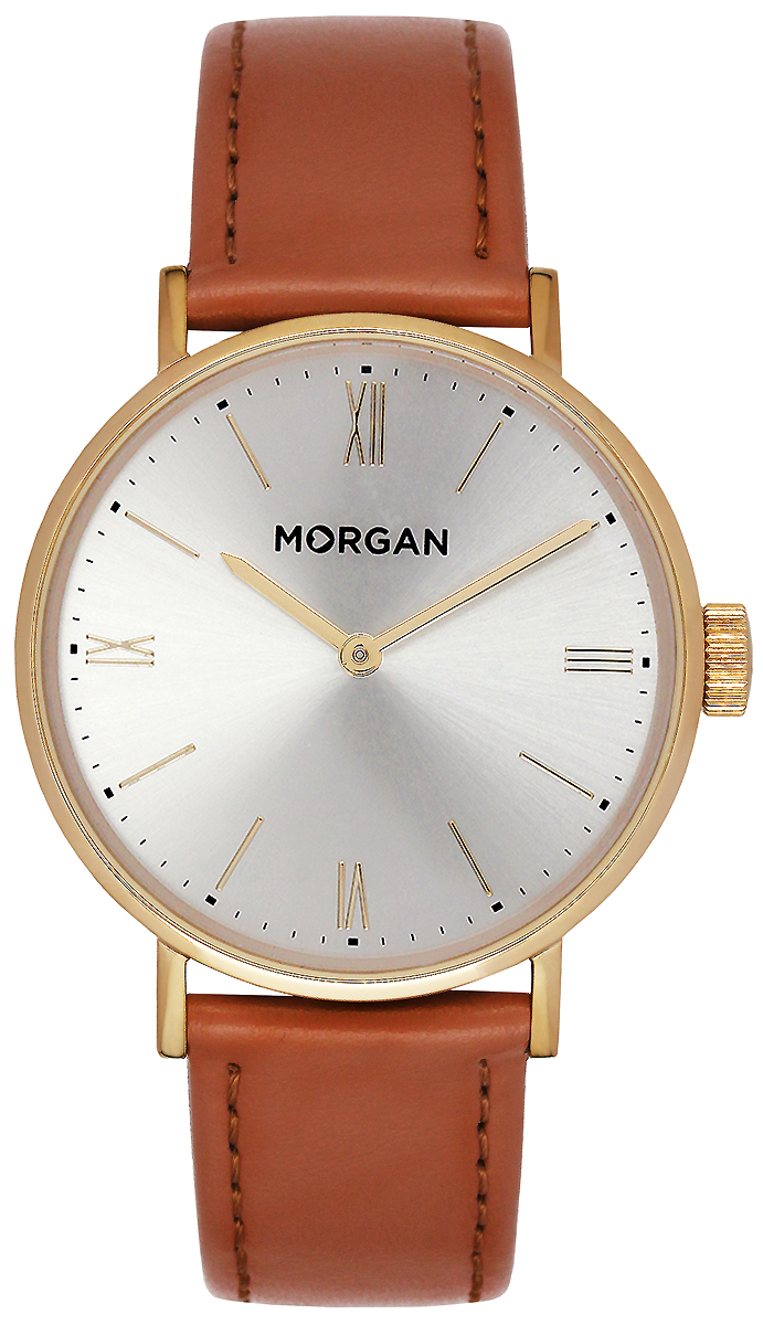 Часы наручные женские Morgan, цвет: коричневый, золотой. MG 002/1BU
