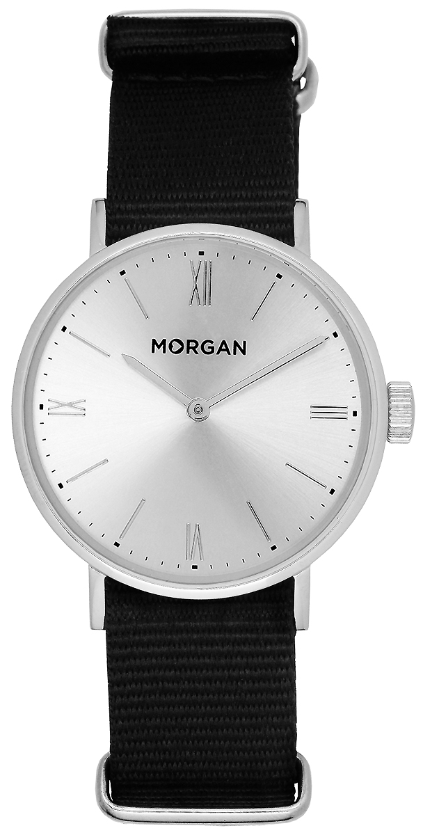 Часы наручные женские Morgan, цвет: серый металлик, черный. MG 002/B22