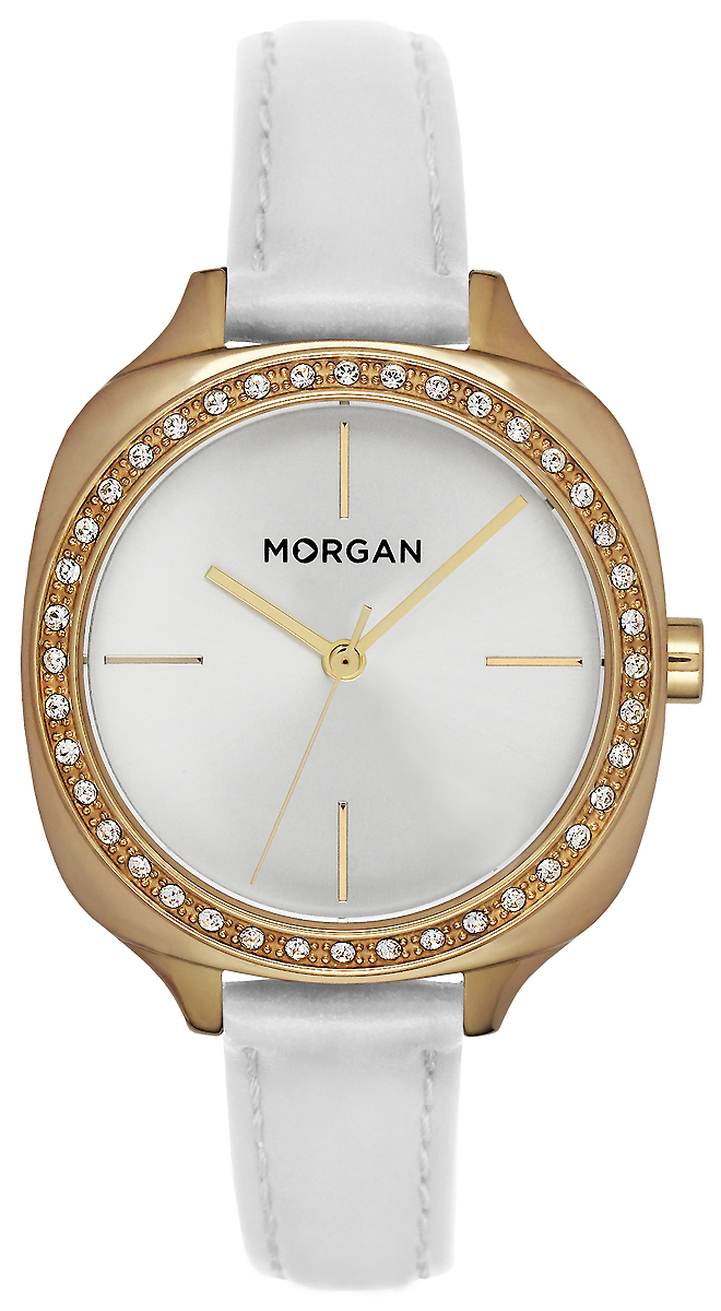 Часы наручные женские Morgan, цвет: белый, золотой. MG 003S/1BB
