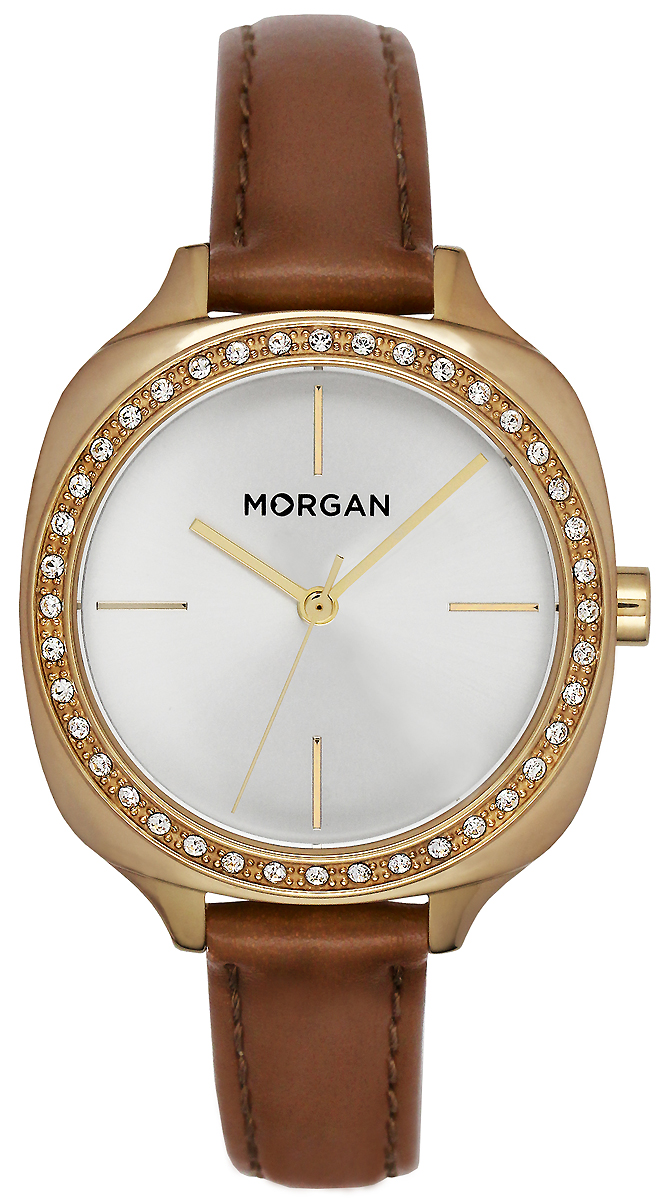 Часы наручные женские Morgan, цвет: золотой, коричневый. MG 003S/1BU