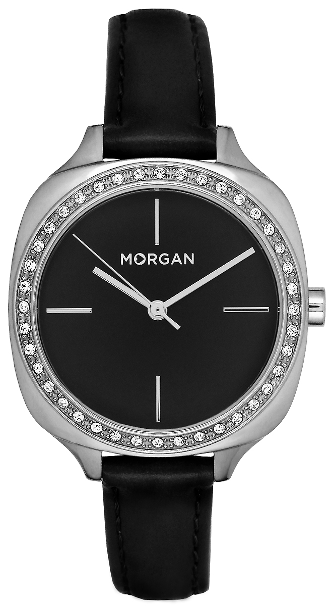 Часы наручные женские Morgan, цвет: черный, серый металлик. MG 003S/AA