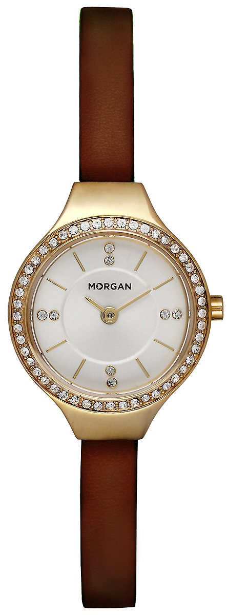 Часы наручные женские Morgan, цвет: золотой, коричневый. MG 007S/1BU