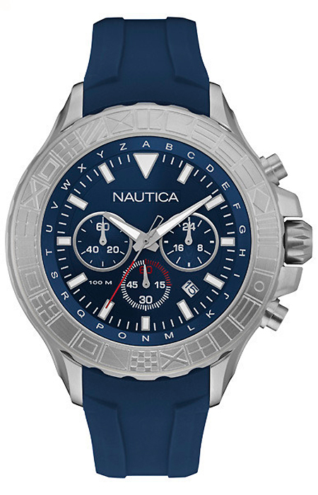 Часы наручные мужские Nautica, цвет: синий. NAD18534G