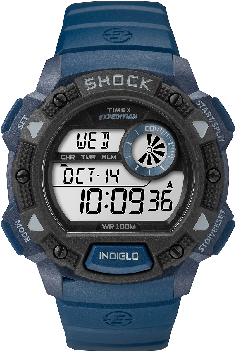 Часы наручные мужские Timex, цвет: синий. TW4B07400