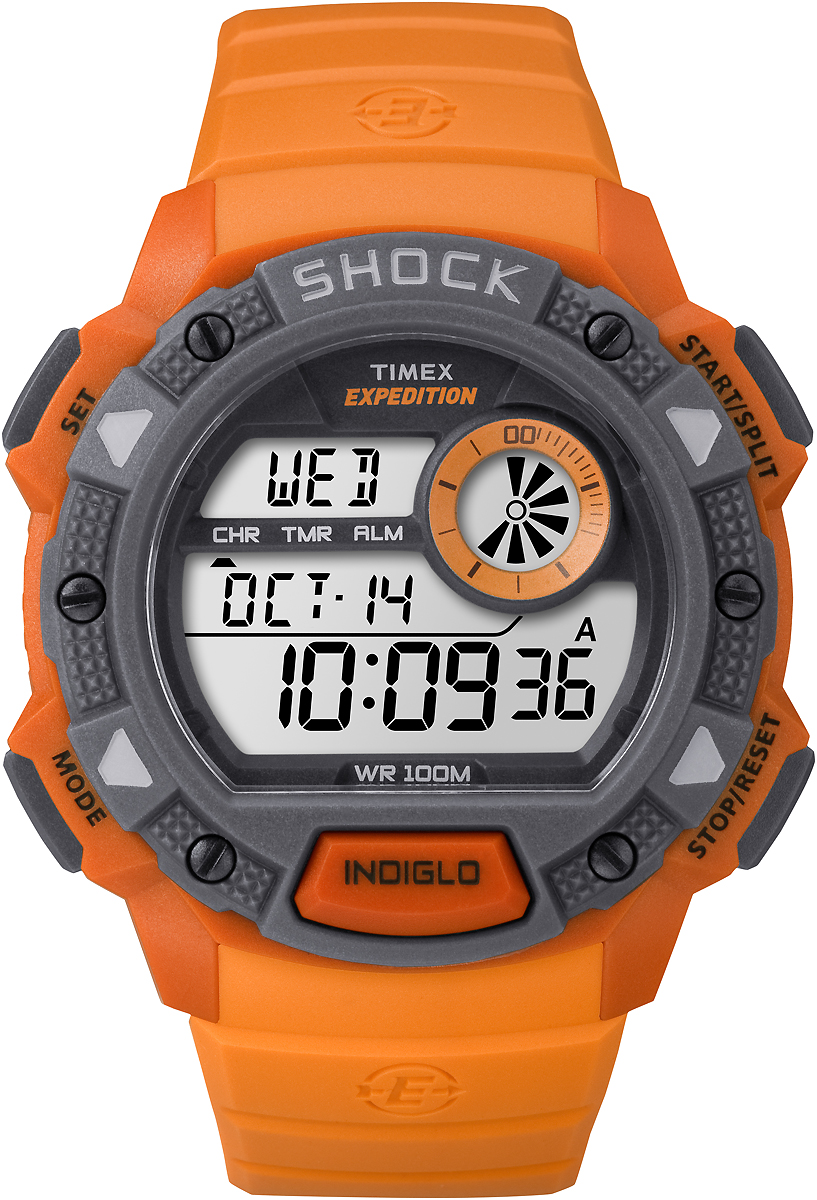 Часы наручные мужские Timex, цвет: оранжевый. TW4B07600