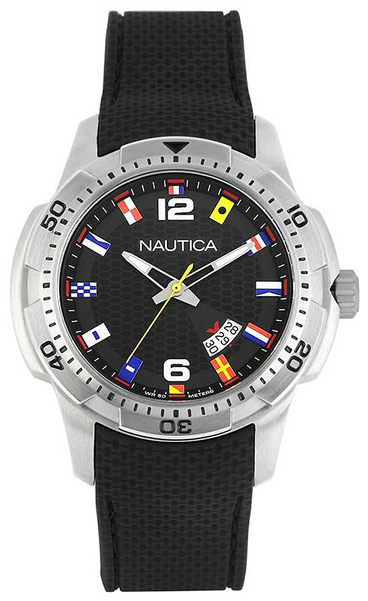 Часы наручные мужские Nautica, цвет: черный. NAI13517G
