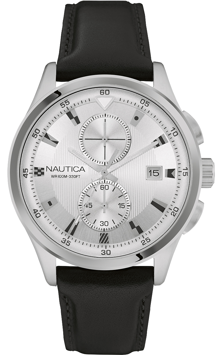 Часы наручные мужские Nautica, цвет: черный. NAD16556G
