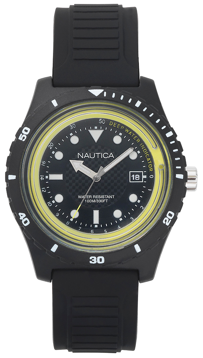 Часы наручные мужские Nautica, цвет: черный. NAPIBZ001