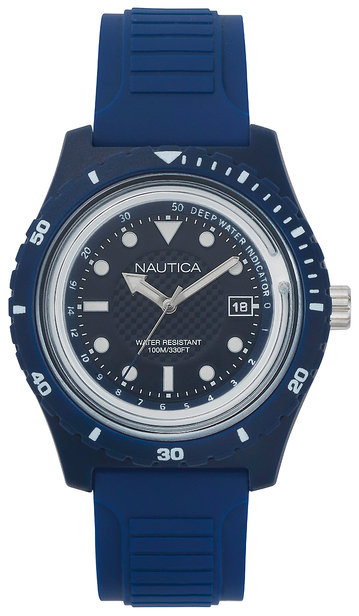 Часы наручные мужские Nautica, цвет: синий. NAPIBZ005