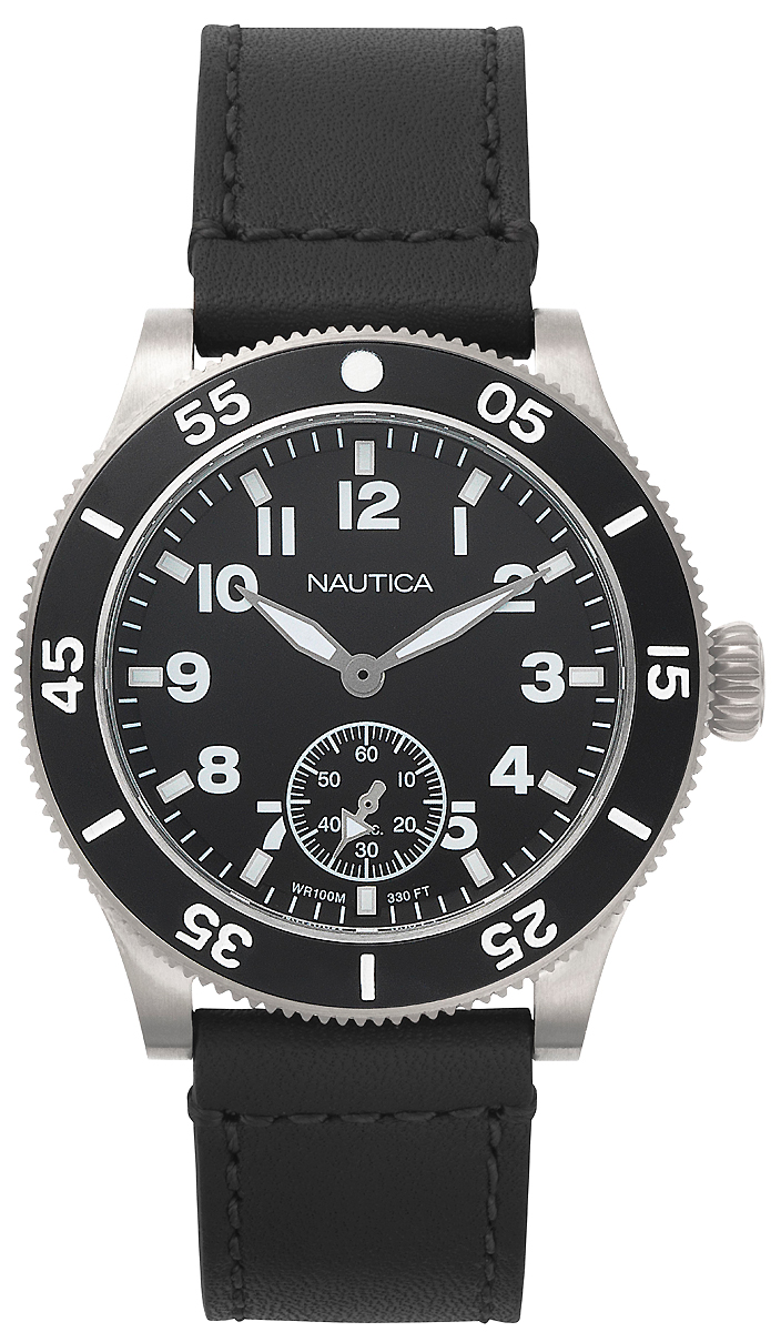 Часы наручные мужские Nautica, цвет: черный. NAPHST002