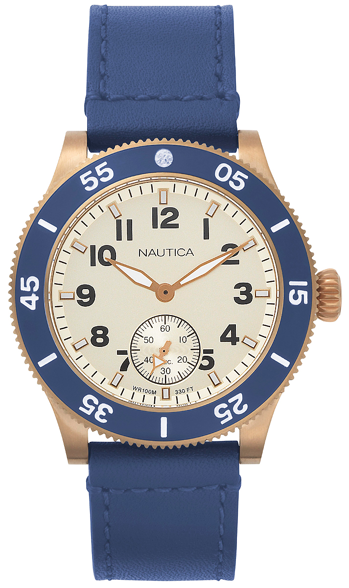Часы наручные мужские Nautica, цвет: синий. NAPHST003