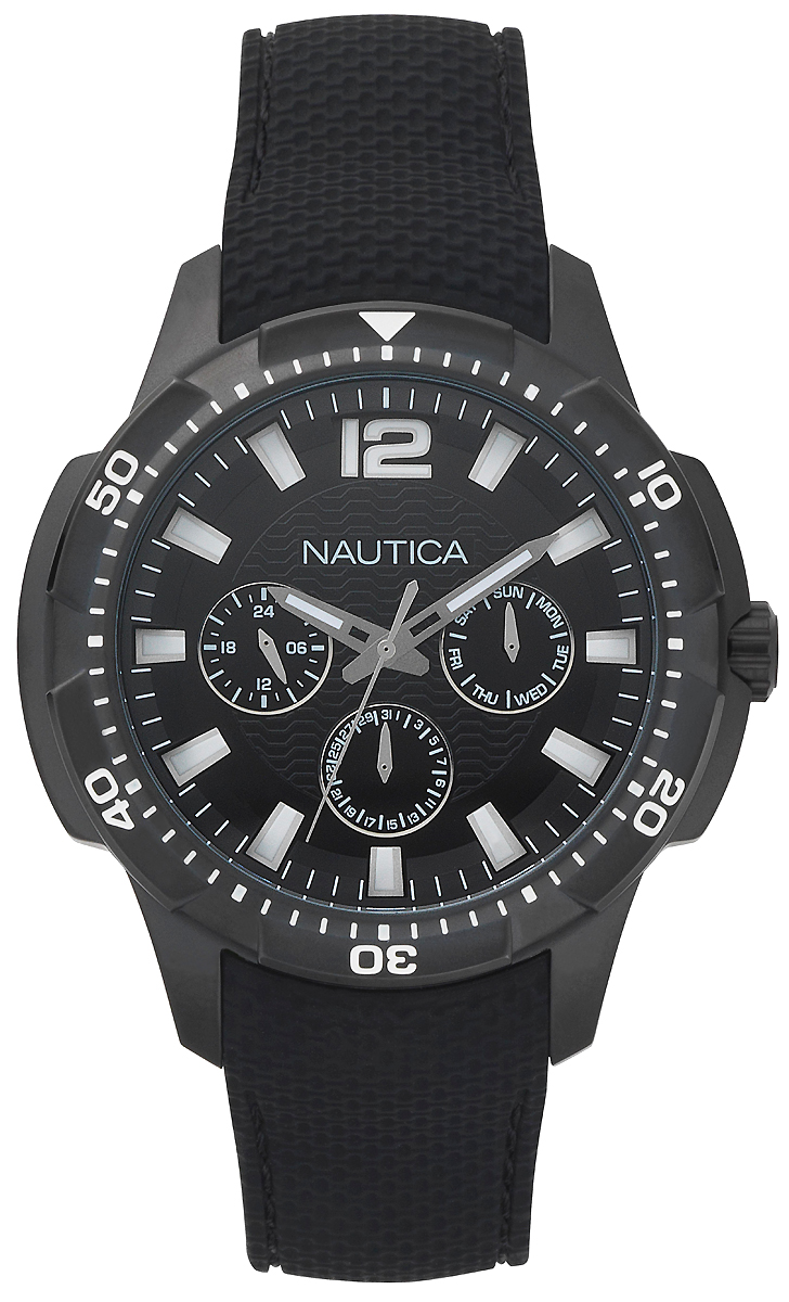 Часы наручные мужские Nautica, цвет: черный. NAPSDG001
