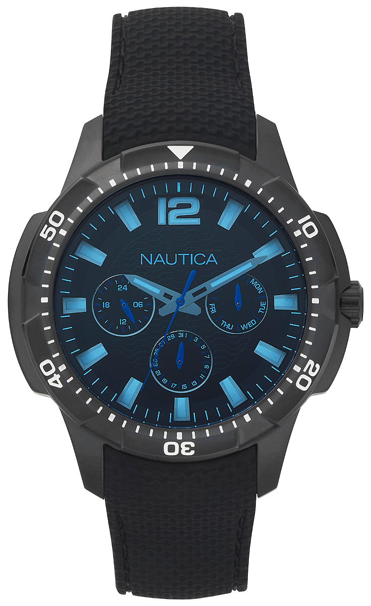 Часы наручные мужские Nautica, цвет: черный. NAPSDG003