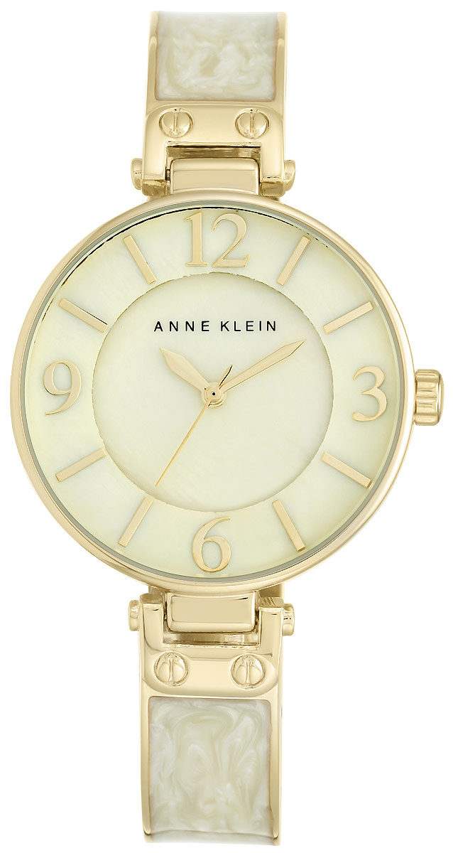 Часы наручные женские Anne Klein, цвет: золотой, слоновая кость. 2210 IMGB