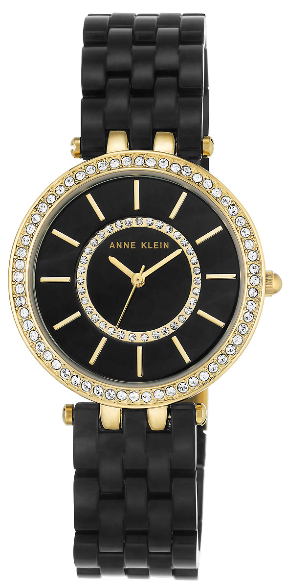 Часы наручные женские Anne Klein, цвет: черный. 2620 BKGB
