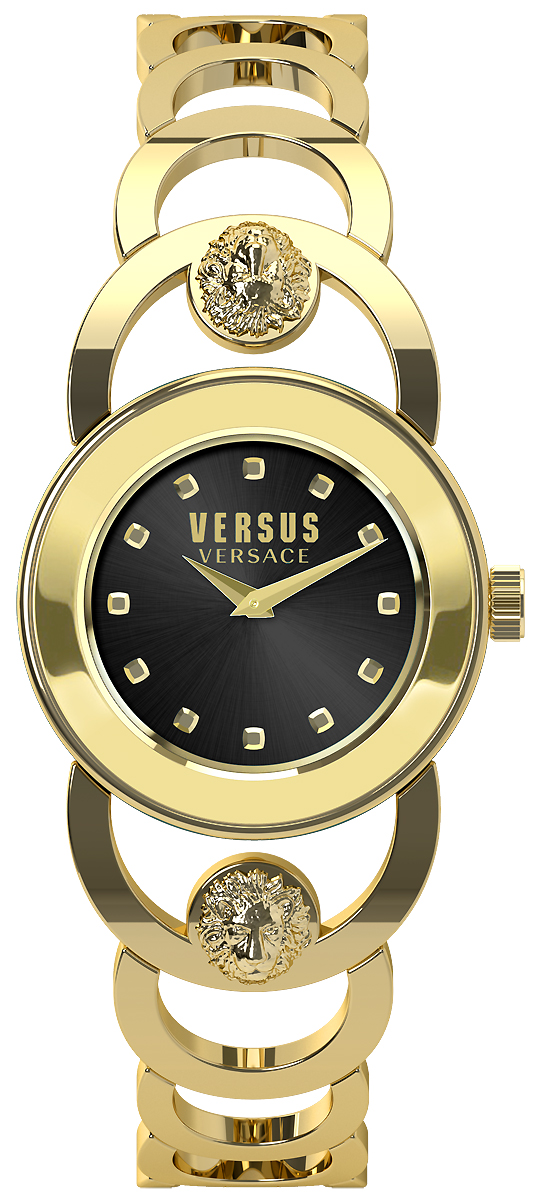 Часы наручные женские Versus, цвет: черный, золотистый. SCG09 0016