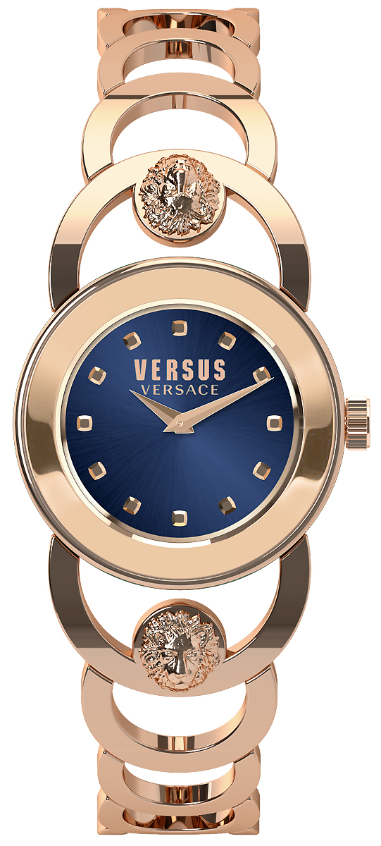 Часы наручные женские Versus, цвет: синий, золотистый. SCG14 0016