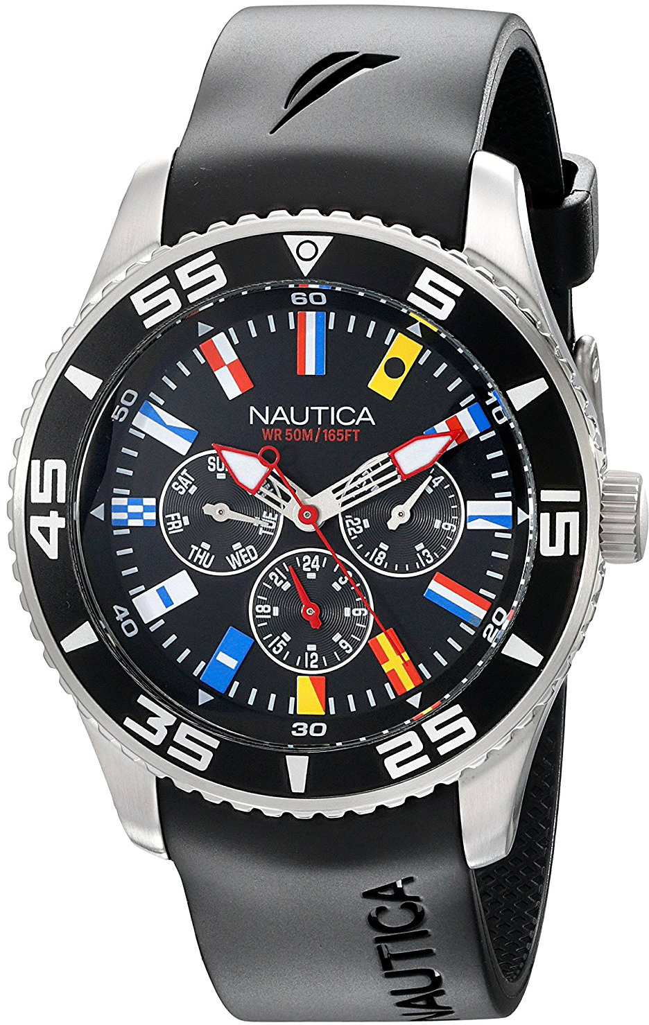 Часы наручные мужские Nautica, цвет: черный. NAD16537G