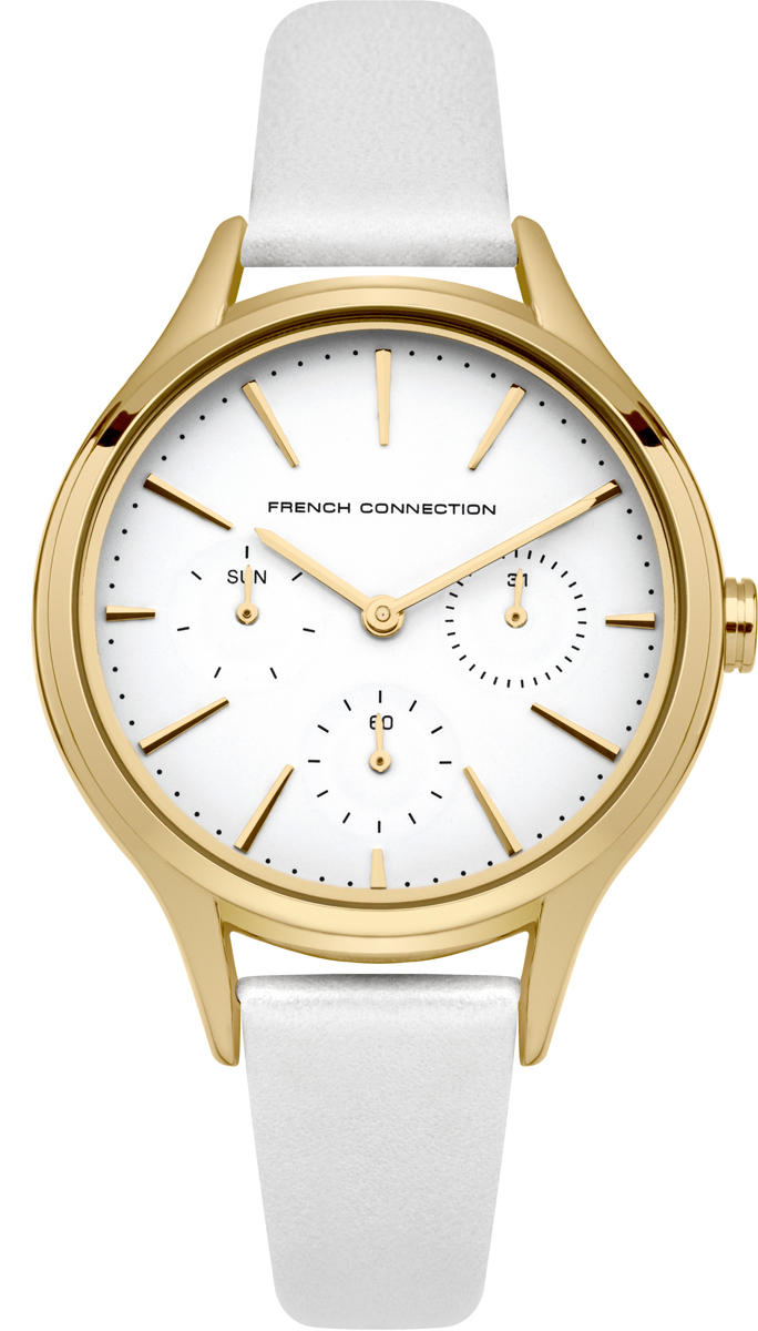 Часы наручные женские French Connection, цвет: белый, золотистый. FC1273WG