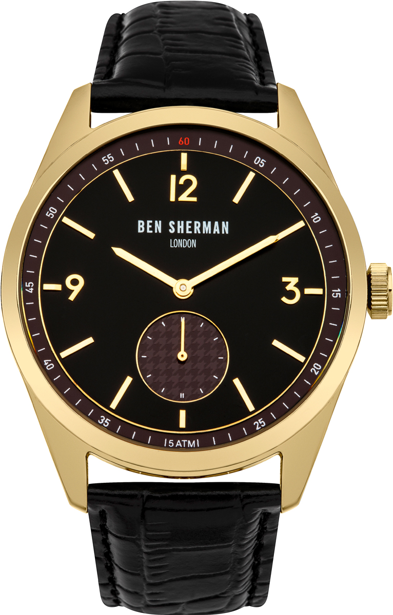 Часы наручные мужские Ben Sherman, цвет: черный. WB052BG