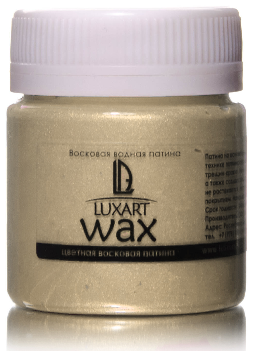 Luxart Воск патинирующий LuxWax цвет слоновая кость перламутровый 40 мл