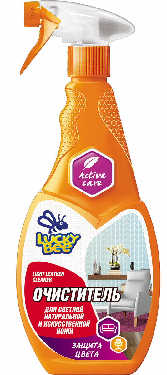 Очиститель для светлой натуральной кожи Lucky Bee 