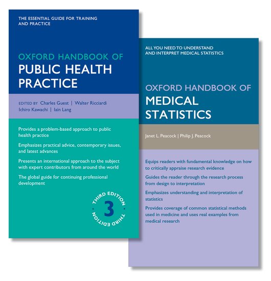 Oxford Handbook of Public Health Practice and Oxford Handbook of Medical Statistics public value