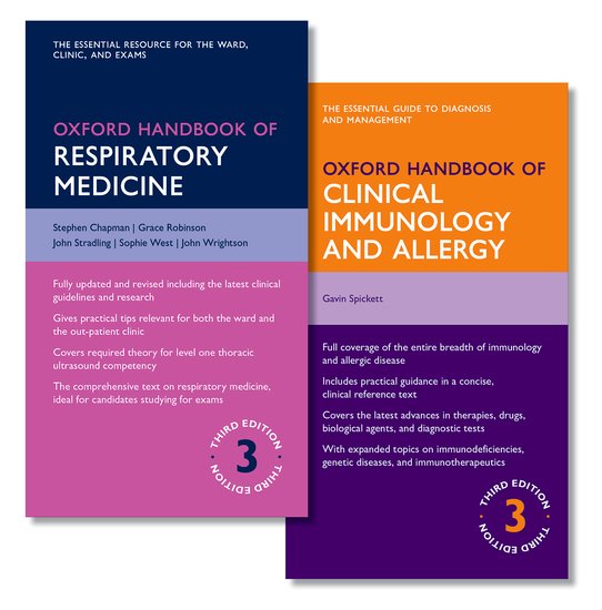 Oxford Handbook of Respiratory Medicine and Oxford Handbook of Clinical Immunology and Allergy handbook of online pedagogy