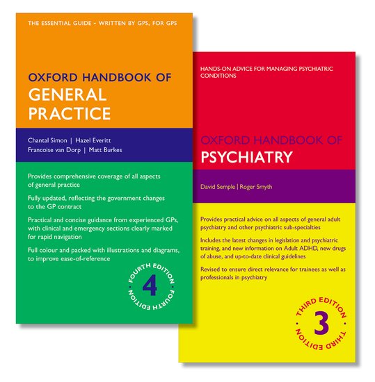 Oxford Handbook of General Practice and Oxford Handbook of Psychiatry handbook of online pedagogy