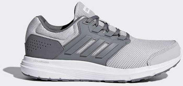 Кроссовки для бега женские Adidas Galaxy 4, цвет: серый. CP8834. Размер 3,5 (35,5)