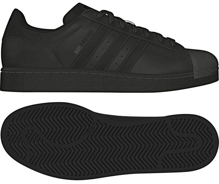 Кроссовки мужские Adidas Originals Superstar, цвет: черный. AF5666. Размер 6 (38)