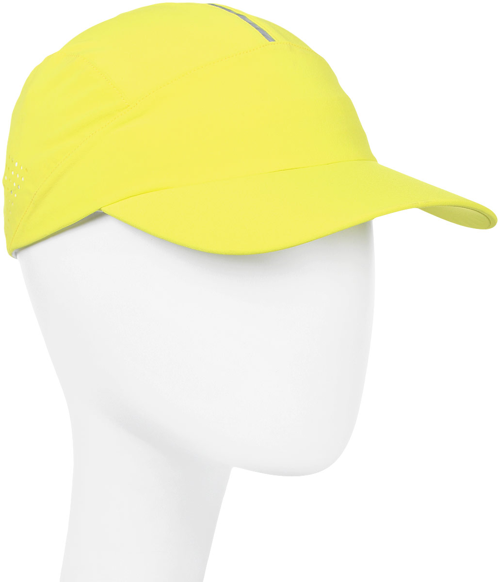 Бейсболка мужская Asics Running Cap, цвет: желтый. 155010-0486. Размер 56