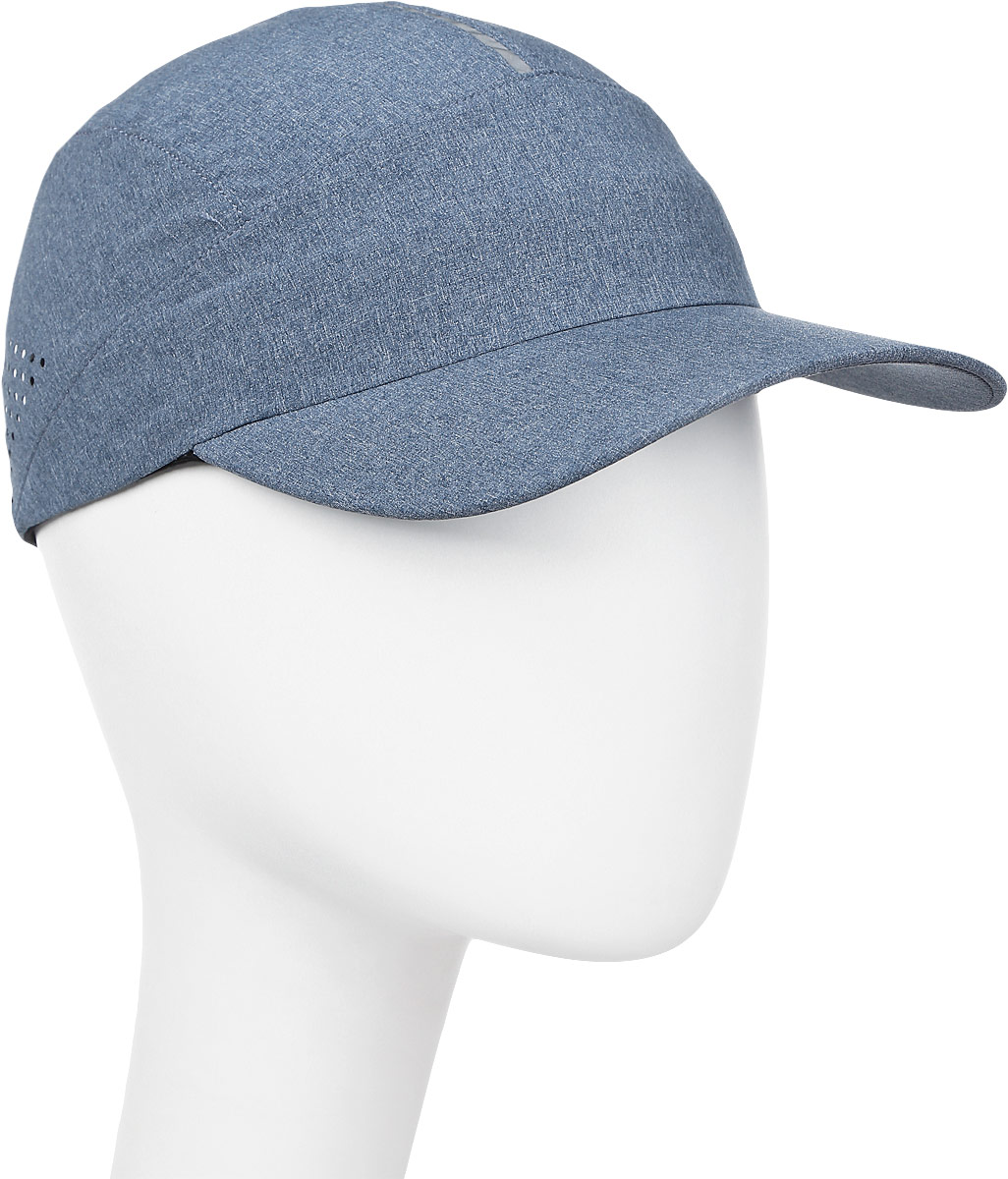 Бейсболка мужская Asics Running Cap, цвет: синий. 155010-0793. Размер 58