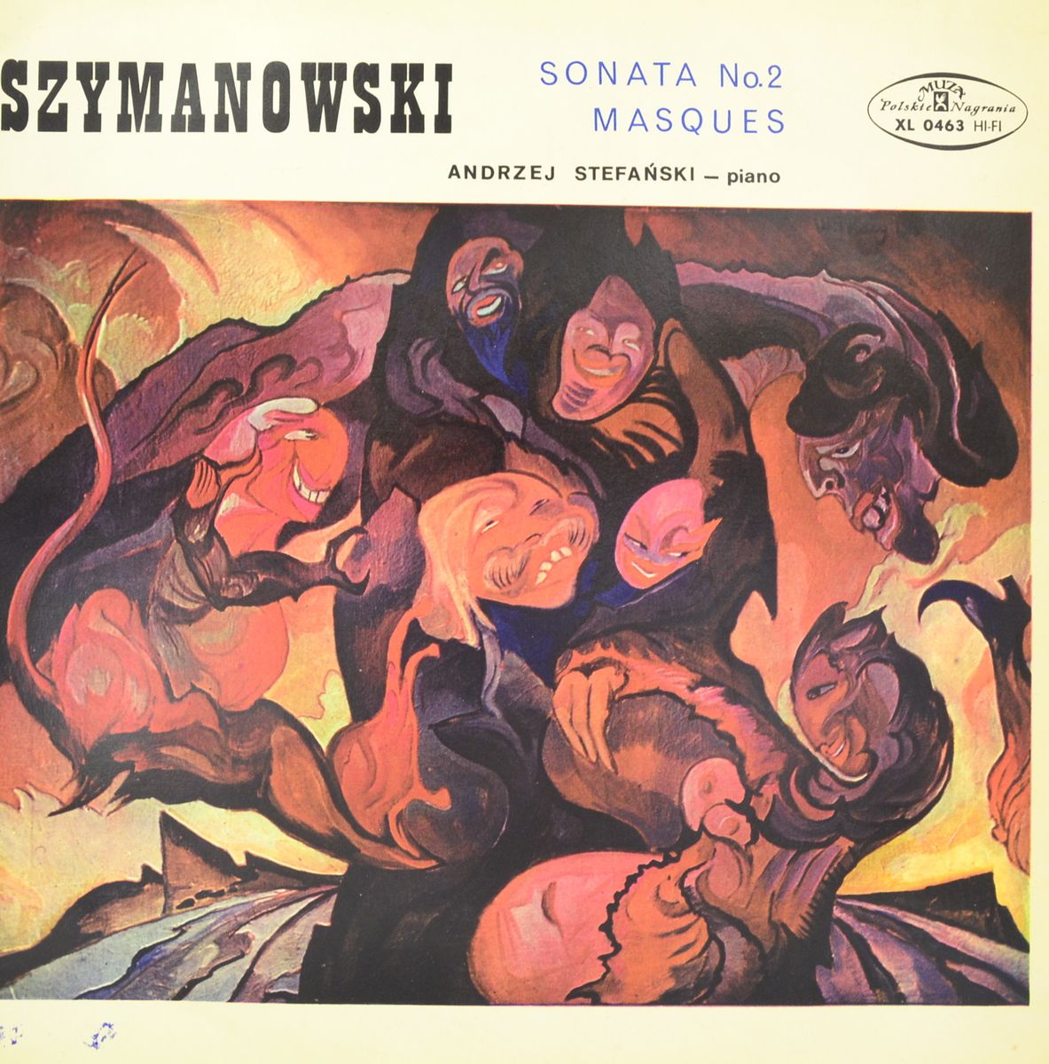 Karol Szymanowski. Masques / Sonata Op.2 (LP)