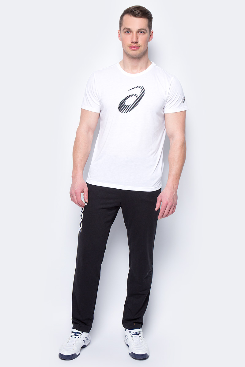Футболка мужская Asics GPX SS Top, цвет: белый. 155241-0014. Размер XXL (52) футболка мужская asics ss top цвет черный 134084 0904 размер xxl 52