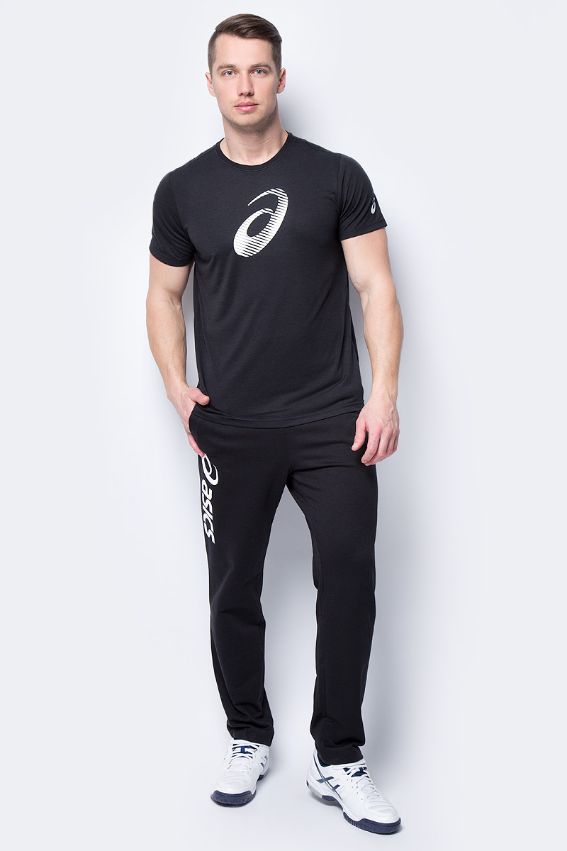 Футболка мужская Asics GPX SS Top, цвет: черный. 155241-0904. Размер XXL (52) футболка мужская asics ss top цвет черный 134084 0904 размер xxl 52