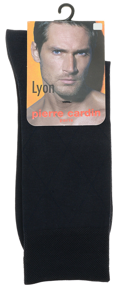 Носки мужские Pierre Cardin Lyon, цвет: темно-синий. Размер 5 (45/46)