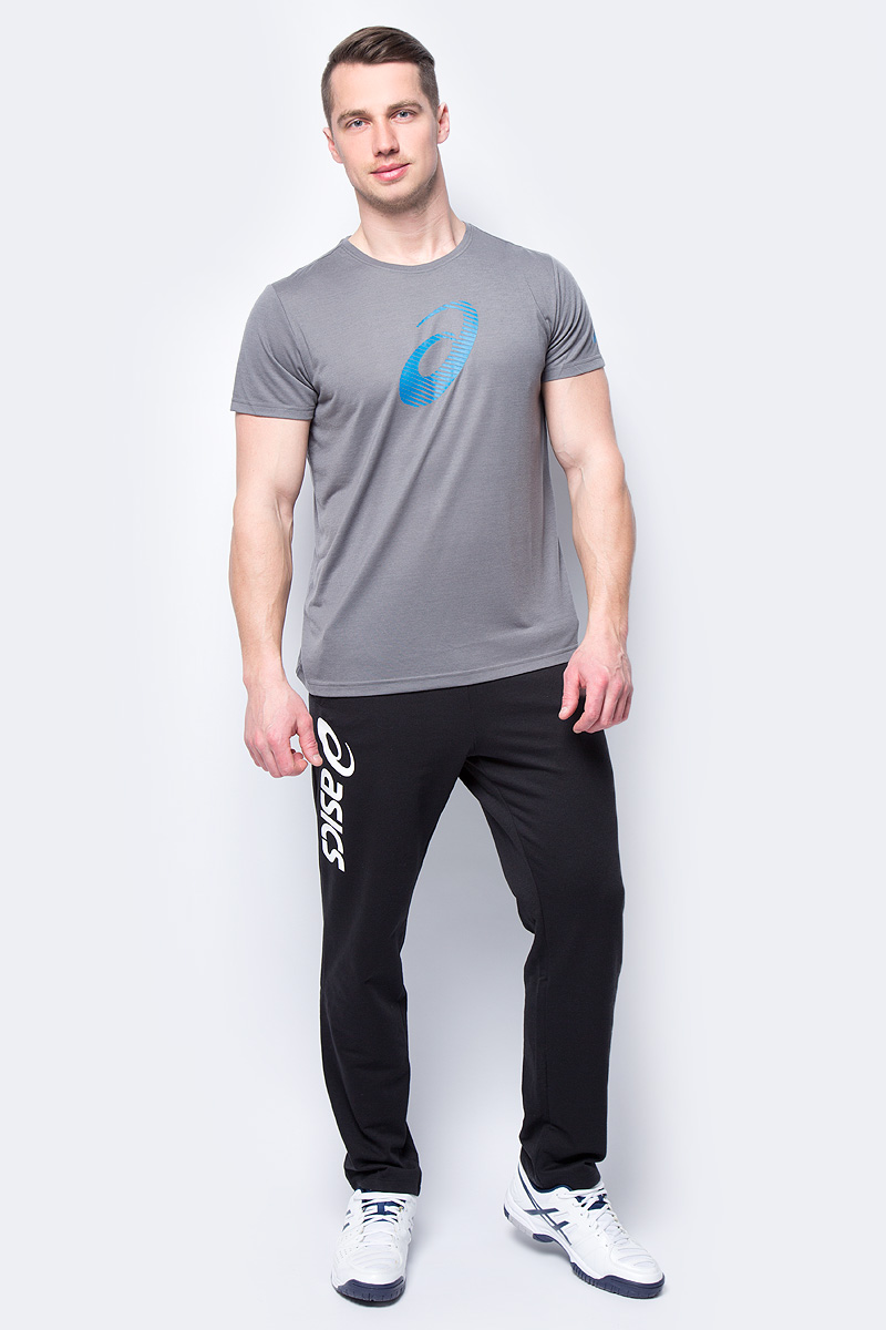 Футболка мужская Asics GPX SS Top, цвет: серый. 155241-0720. Размер XXL (52) футболка мужская asics ss top цвет черный 134084 0904 размер xxl 52
