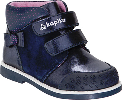Ботинки для девочки Kapika, цвет: синий. 51243ук-1. Размер 23