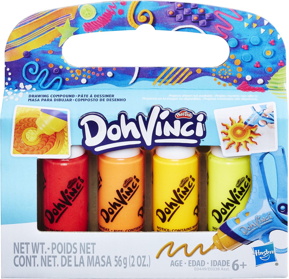 Play-Doh Катриджи для творчества ДаВинчи 4 шт
