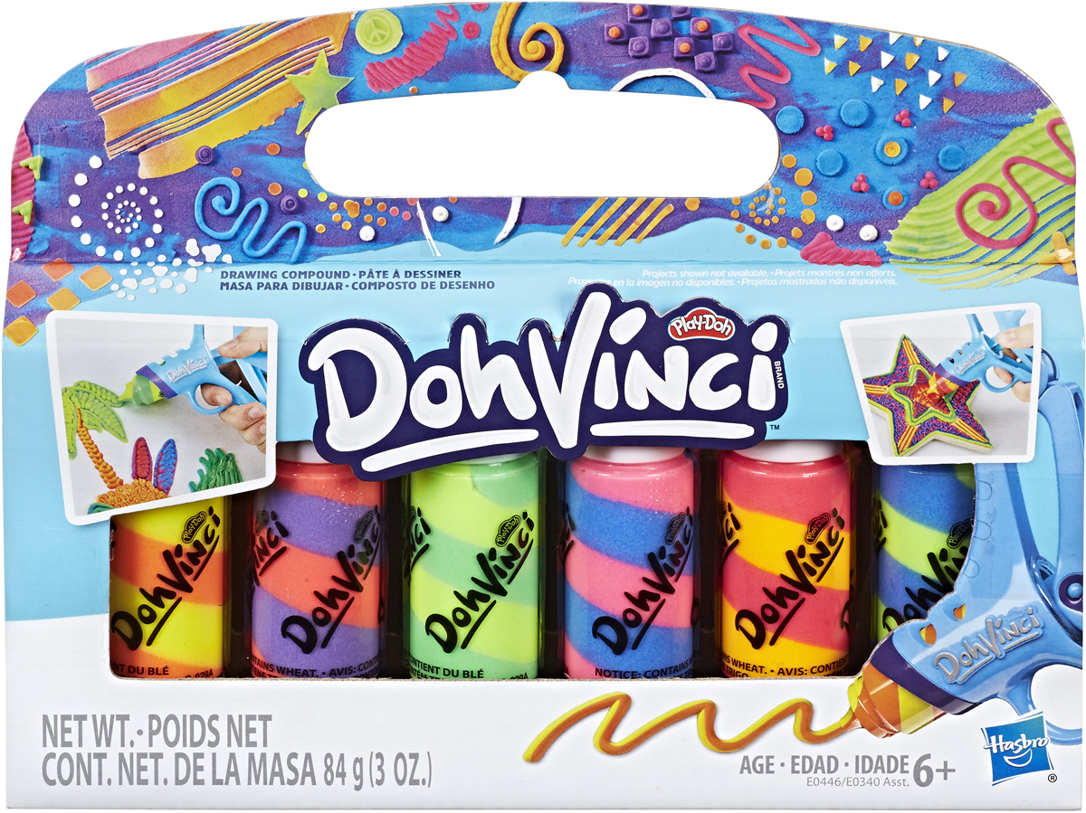Play-Doh Катриджи для творчества ДаВинчи 6 шт