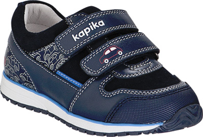 Полуботинки для мальчика Kapika, цвет: синий. 21400-2. Размер 22