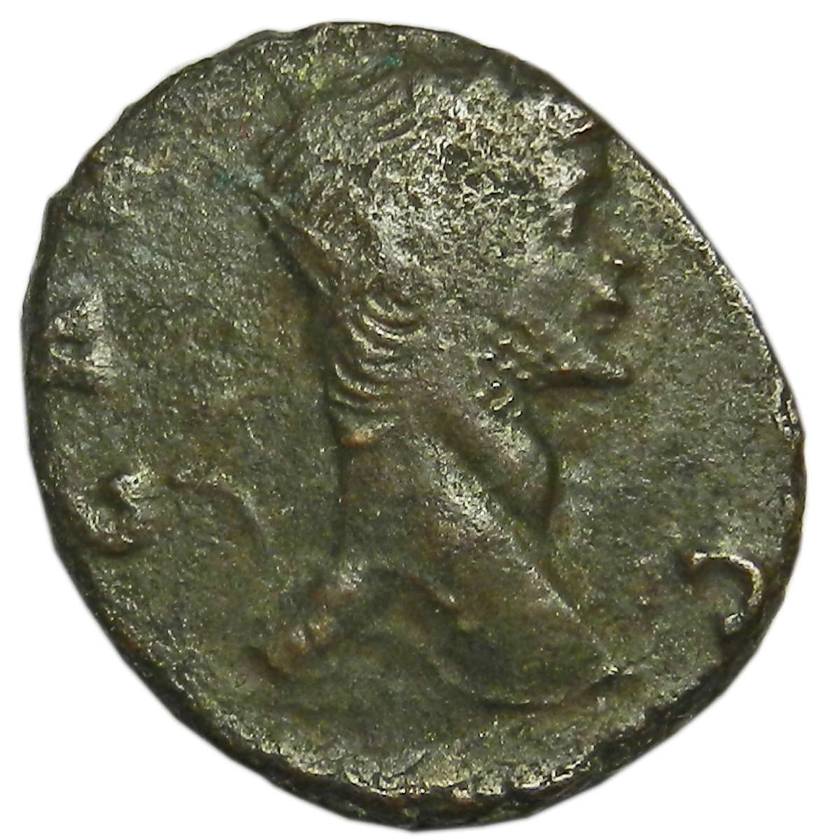 Монета антониниан. Галлиен, 253-268 гг. Бронза. Античный Рим (Марс)