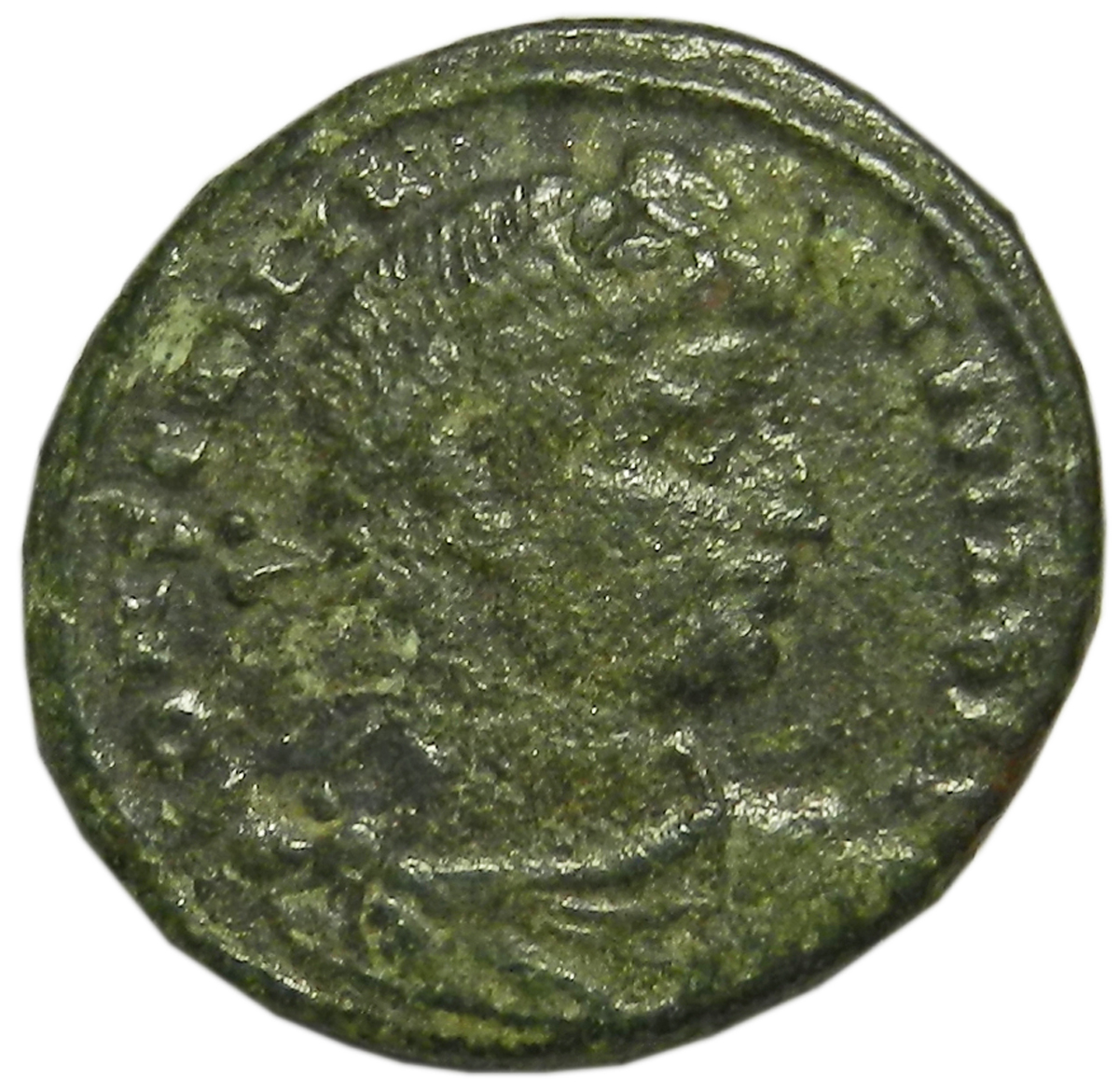 Монета античная. Констанций II, 337-341 гг. Бронза. Античный Рим (Два солдата)